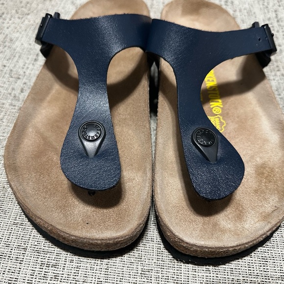 Birkenstock Dark Blue Thong Sandals - Picture 3 of 10